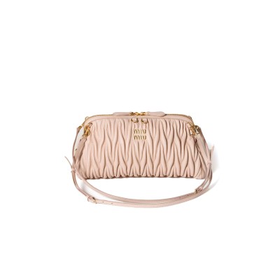 MIU MIU CAPRICE MATELASSÉ NAPPA LEATHER CLUTCH 58F130  (28*14.5*10cm) 